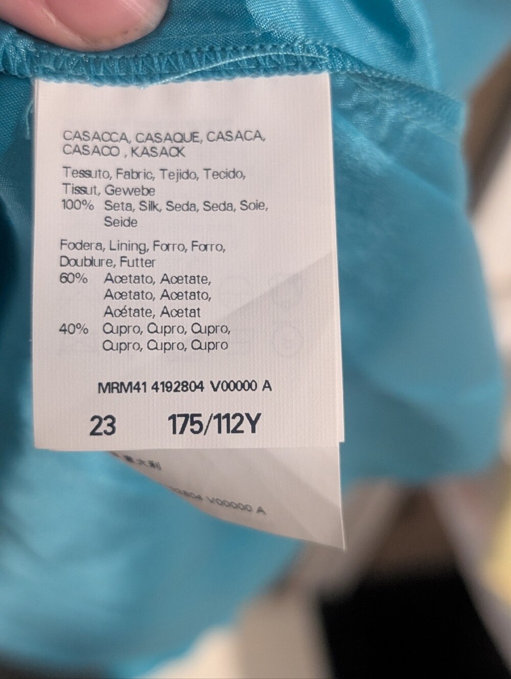 Marina Rinaldi Turquoise Shift Tunic Top - Picture 3 of 4